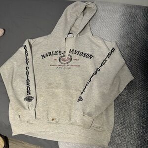 Thrifted Harley Davidson Hoodie